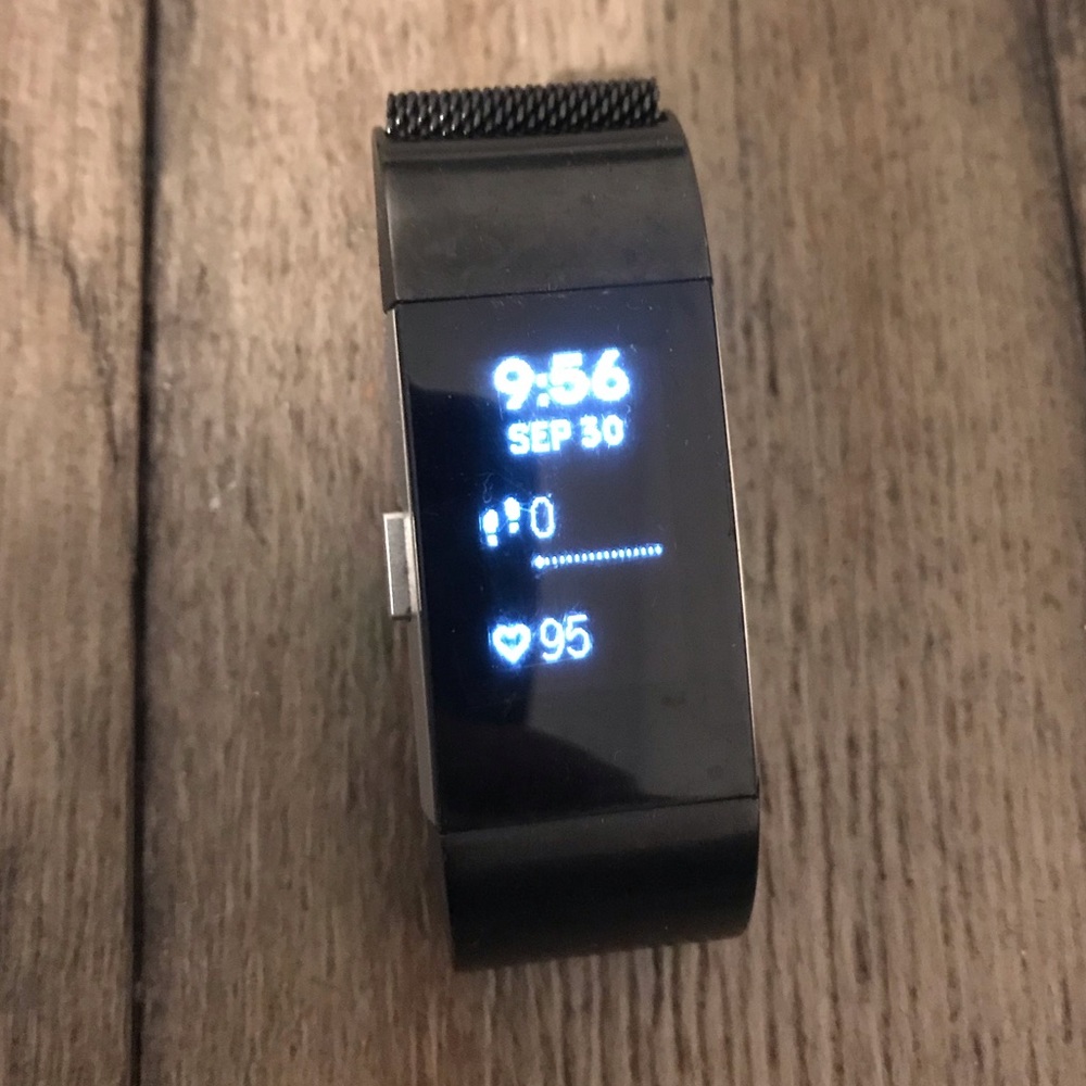 Fitbit Charge HR 2 and charger